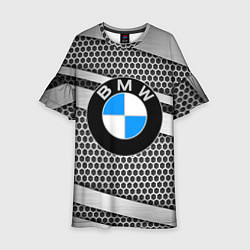 Платье клеш для девочки BMW, цвет: 3D-принт