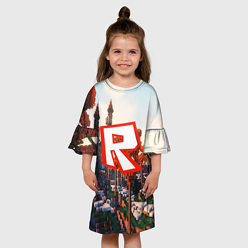 Детское платье ROBLOX GAME / 3D-принт – фото 3