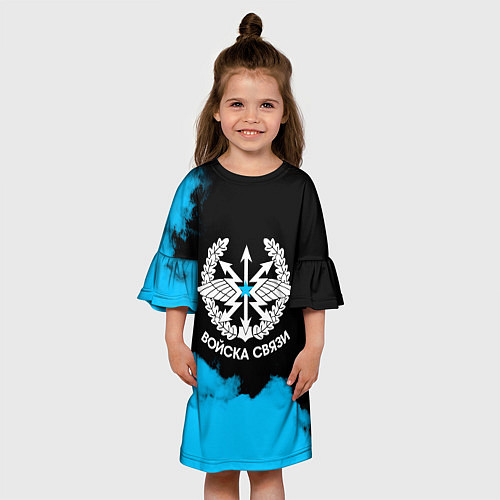 Детское платье Войска связи / 3D-принт – фото 3