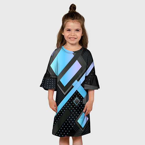 Детское платье Modern Geometry / 3D-принт – фото 3
