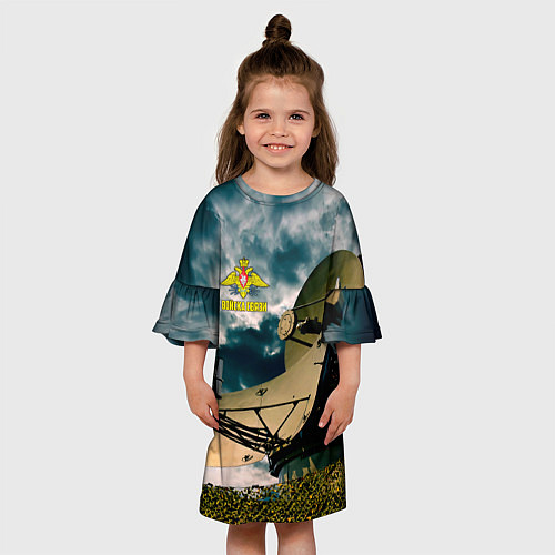 Детское платье Войска связи / 3D-принт – фото 3