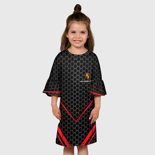 Детское платье PORSCHE / 3D-принт – фото 3