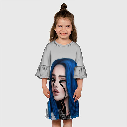 Детское платье BILLIE EILISH / 3D-принт – фото 3