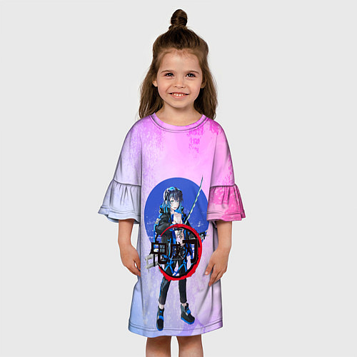 Детское платье Клинок рассекающий демонов / 3D-принт – фото 3