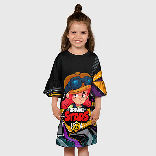 Детское платье Jessie brawl stars / 3D-принт – фото 3
