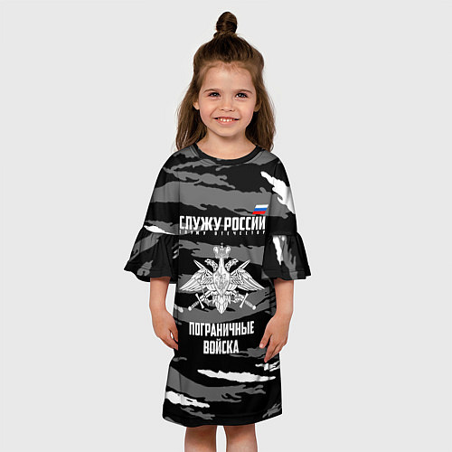 Детское платье Пограничные Войска / 3D-принт – фото 3