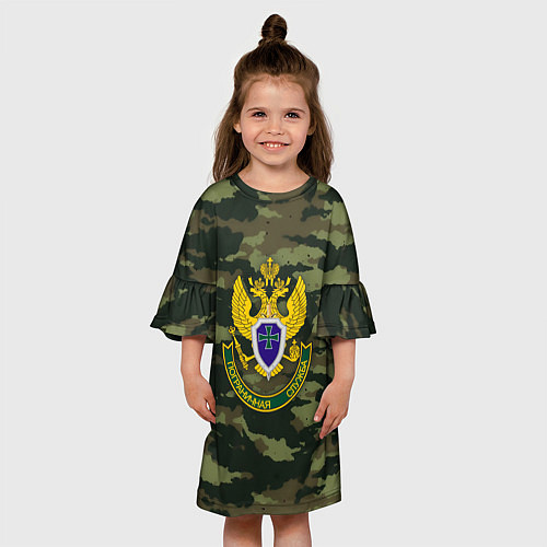 Детское платье Пограничная служба / 3D-принт – фото 3