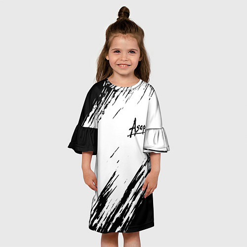 Детское платье ASAP ROCKY / 3D-принт – фото 3