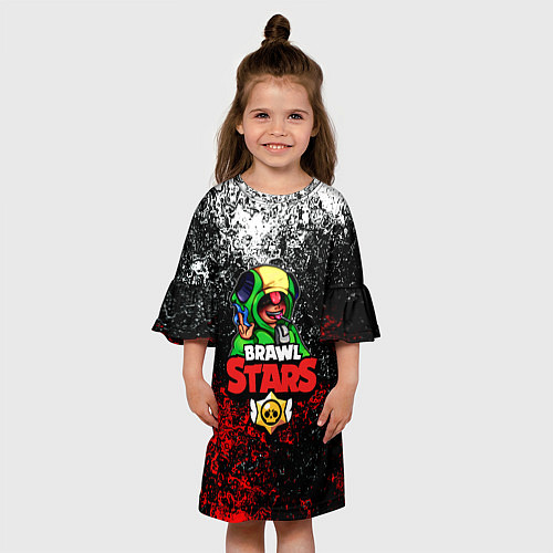 Детское платье Brawl Stars:LEON / 3D-принт – фото 3