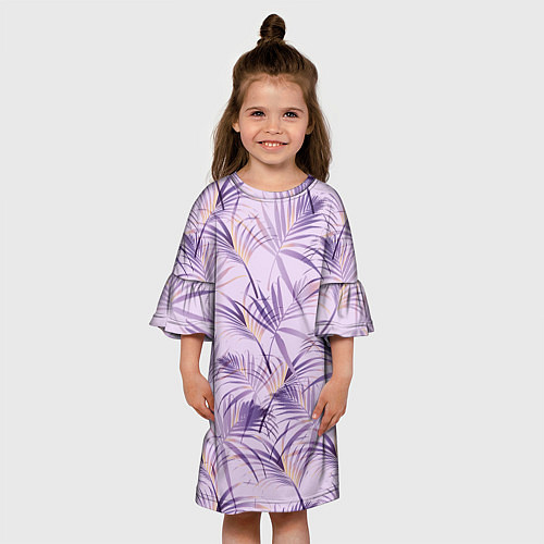 Детское платье Листья / 3D-принт – фото 3