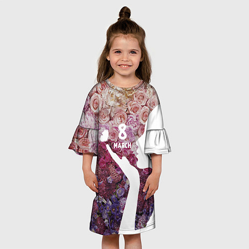 Детское платье 8 march / 3D-принт – фото 3