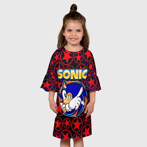 Детское платье Sonic / 3D-принт – фото 3