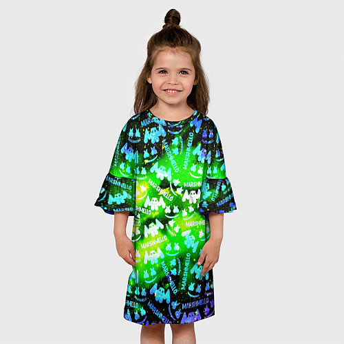 Детское платье MARSMELLO / 3D-принт – фото 3