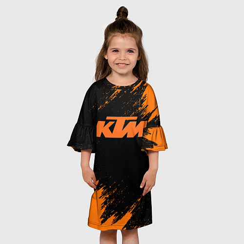 Детское платье KTM / 3D-принт – фото 3