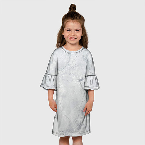 Детское платье Мрамор / 3D-принт – фото 3