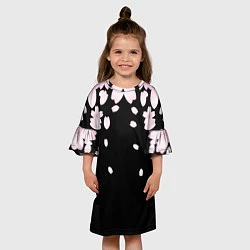 Платье клеш для девочки САКУРА, цвет: 3D-принт — фото 2