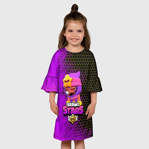 Детское платье Brawl Stars Sandy / 3D-принт – фото 3