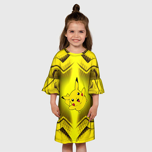 Детское платье Пикачу Oko / 3D-принт – фото 3