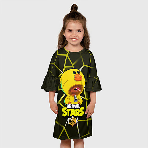 Детское платье BRAWL STARS SALLY LEON / 3D-принт – фото 3
