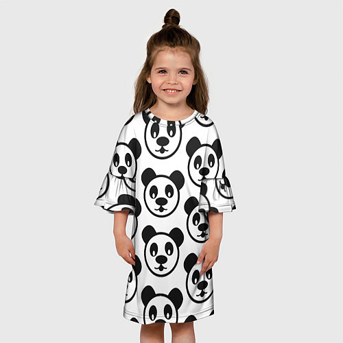 Детское платье Panda / 3D-принт – фото 3