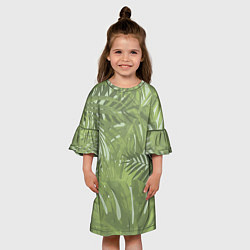 Платье клеш для девочки Я из джунглей, цвет: 3D-принт — фото 2