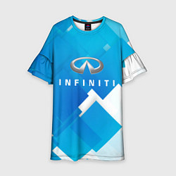 Платье клеш для девочки Infiniti, цвет: 3D-принт