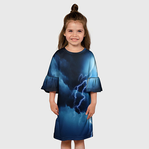 Детское платье STORM / 3D-принт – фото 3