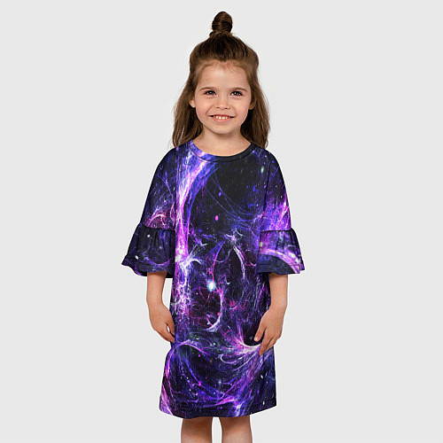 Детское платье SPACE / 3D-принт – фото 3