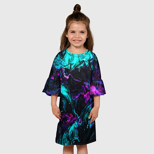 Детское платье ABSTRACT / 3D-принт – фото 3