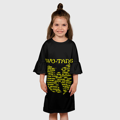 Детское платье WU-TANG CLAN / 3D-принт – фото 3