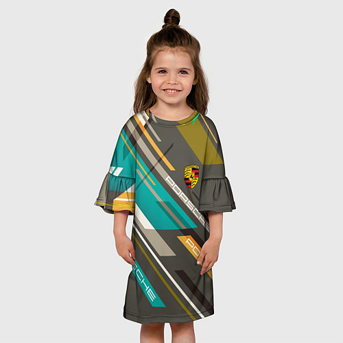 Детское платье PORSCHE / 3D-принт – фото 3