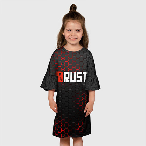 Детское платье RUST / 3D-принт – фото 3
