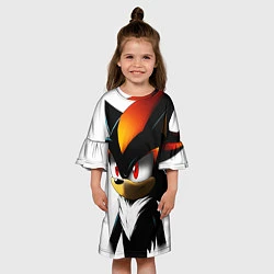Платье клеш для девочки SHADOW, цвет: 3D-принт — фото 2