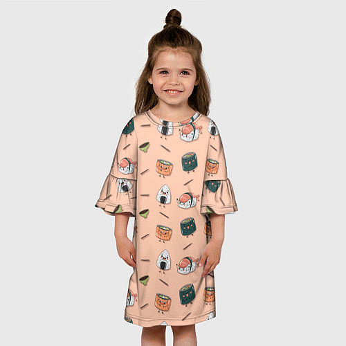 Детское платье Суши / 3D-принт – фото 3