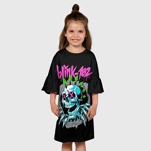 Детское платье Blink-182 8 / 3D-принт – фото 3