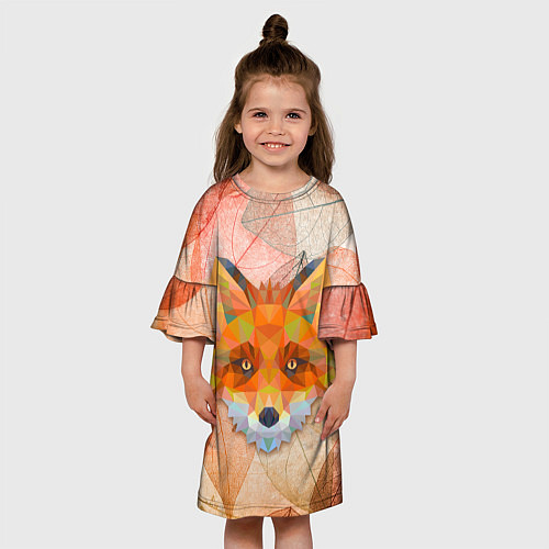 Детское платье Fox / 3D-принт – фото 3