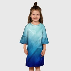 Платье клеш для девочки ИСТОЧНИК СВЕТА, цвет: 3D-принт — фото 2