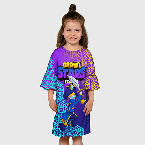 Детское платье MORTIS BRAWL STARS / 3D-принт – фото 3