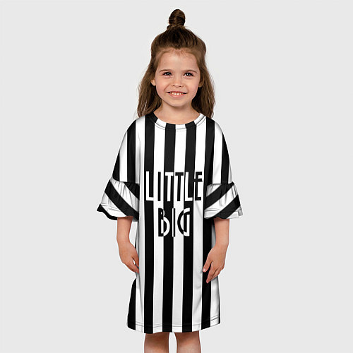 Детское платье Литл,биг / 3D-принт – фото 3