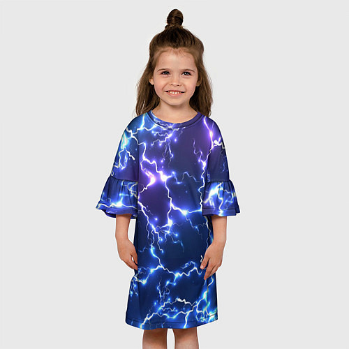 Детское платье Молнии Flash / 3D-принт – фото 3