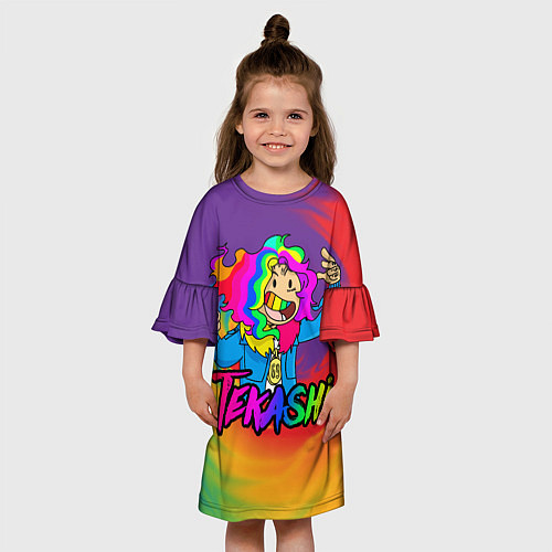 Детское платье 6IX9INE / 3D-принт – фото 3