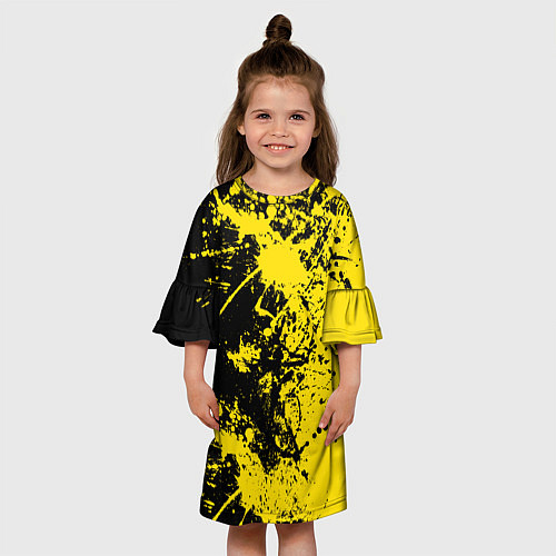 Детское платье Ночное солнце / 3D-принт – фото 3