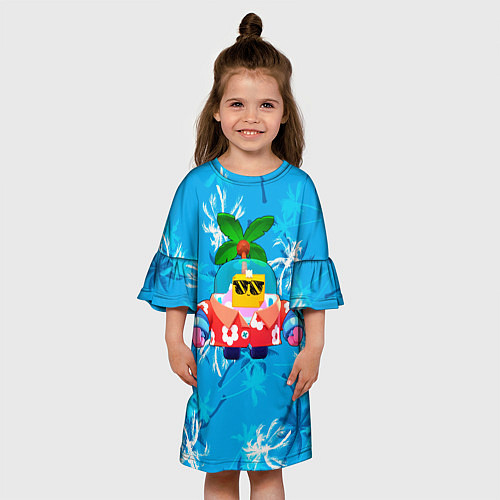 Детское платье BRAWL STARS NEW SPROUT 10 / 3D-принт – фото 3