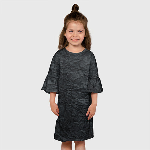 Детское платье Черная Бумага / 3D-принт – фото 3