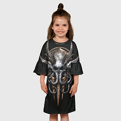Платье клеш для девочки Baldurs gate 3, цвет: 3D-принт — фото 2