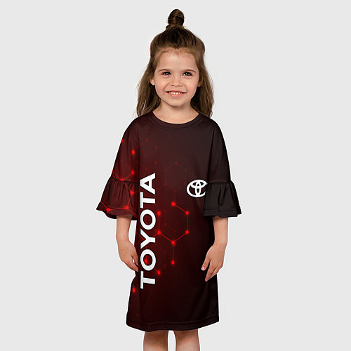 Детское платье TOYOTA / 3D-принт – фото 3