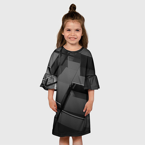Детское платье ПЛИТЫ 3D / 3D-принт – фото 3