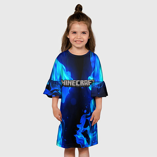 Детское платье MINECRAFT / 3D-принт – фото 3