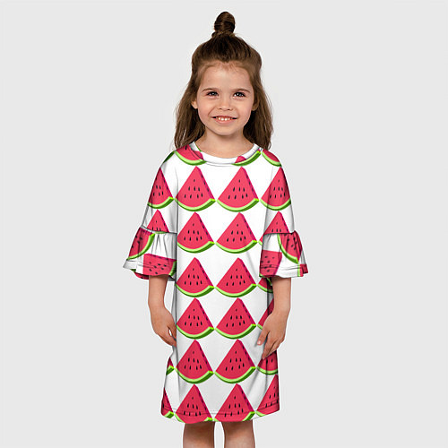 Детское платье Арбузы / 3D-принт – фото 3