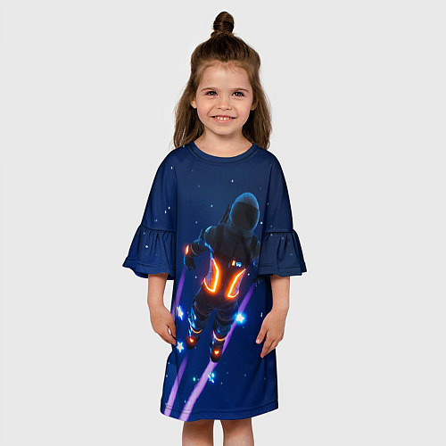 Детское платье Dark Voyager / 3D-принт – фото 3